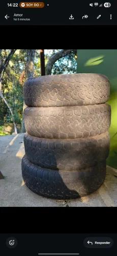4 pneus 265/75r16 só 600.00