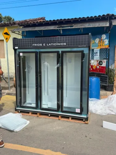 Expositor de frios e lacticínios novos pronta entrega