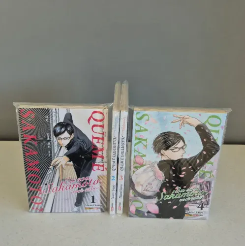 Sakamoto (Vol. 1 ao 4 - coleção completa)