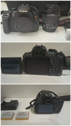 Máquina Fotográfica T5i- profissional com a bolsa
