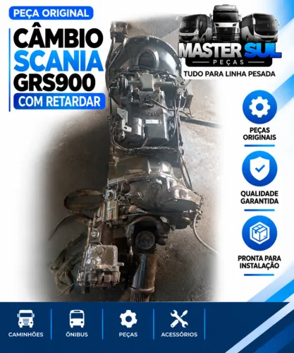 Câmbio Scania Grs900 Com Retardar -
