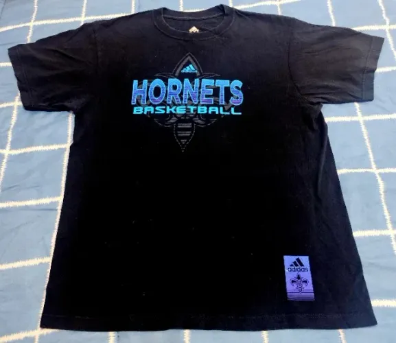 Camisa preta New Orleans Hornets ADIDAS ORIGINAL!