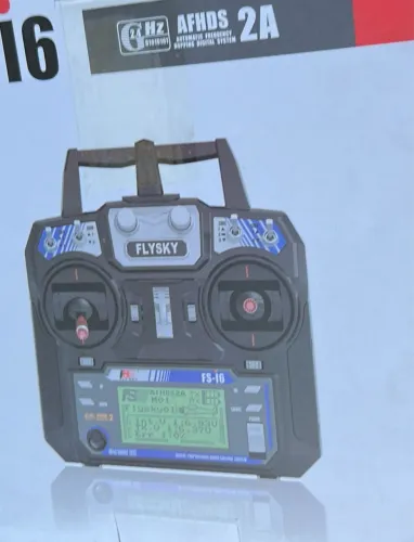 Rádio Controle FlySky FS-i6 6 Canais + Receptor (Perfeito para Drones e Aeromodelos)