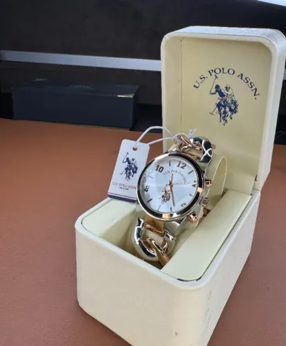 relógio de pulso feminino da us polo assn novo na caixa