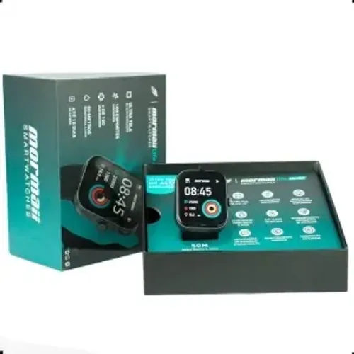 Relógio Smartwatch Mormaii Life Ultra Verde/Preto