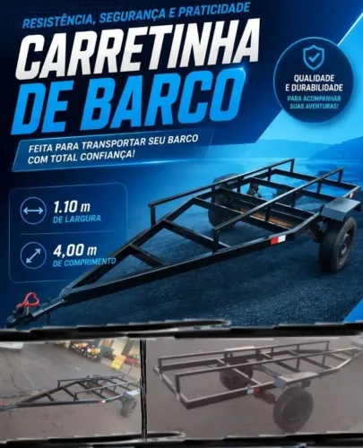 Carretinha pra barco