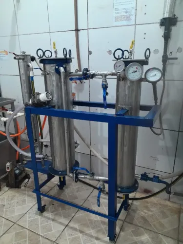 Pasteurizador Trocador De Calor Casco E Tubo - Aço Inox (Completo)