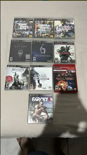 Lote Jogos Ps3 10 jgs