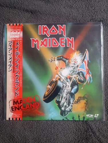 Iron Maiden Maiden England Laser Disc Japonês Completo
