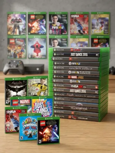 LOTE 7 JOGOS XBOX ONE ORIGINAIS POR R$ 250