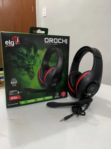 Fone Headset Gamer ELG com microfone