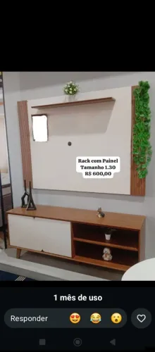 Rack com painel