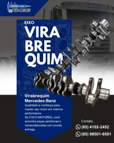 Eixo Virabrequim - MERCEDES BENZ / CATERPILLAR / SCANIA / SCANIA
