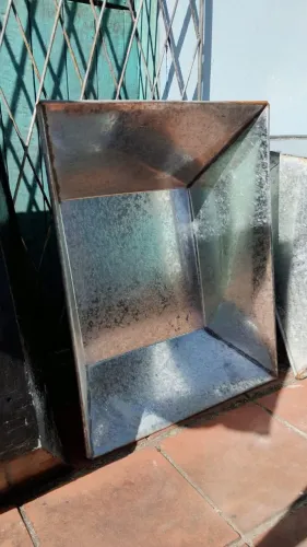 Caçambas de carro de mão metálico novos