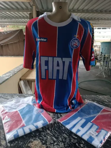 Camisa Esporte Clube Bahia 2008 - Oficial Lotto - Nova na Sacola (Raridade)