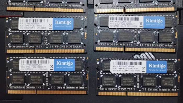 MEMÓRIA RAM DDR4 4GB PARA NOTEBOOK KIMTIGO - UNIDADE R$65,00 E TODAS(6) POR R$340,00