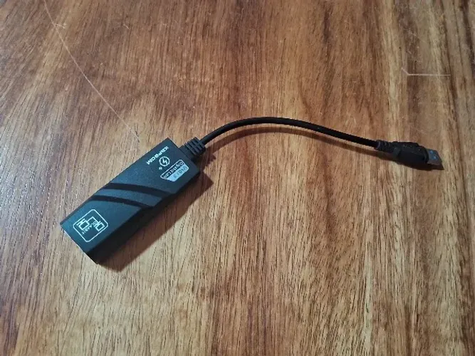 Adaptador USB para Rede (Ethernet) - funcionando perfeitamente