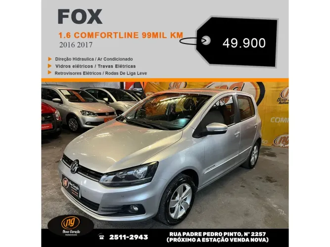 Volkswagen Fox MSI Comfortline 1.6 Flex 8V 4P 2017