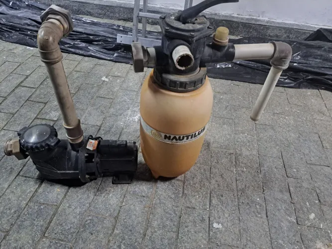 ? Bomba + Filtro Completo para Piscina Nautilus - Usado