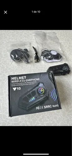 Fone Bluetooth de capacete
