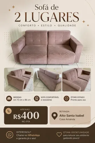 Sofá de 2 lugares