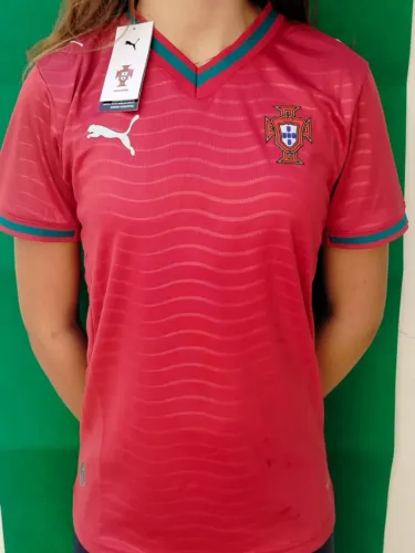 Camisa Feminina Portugal Home - Nova com Etiqueta - G e GG