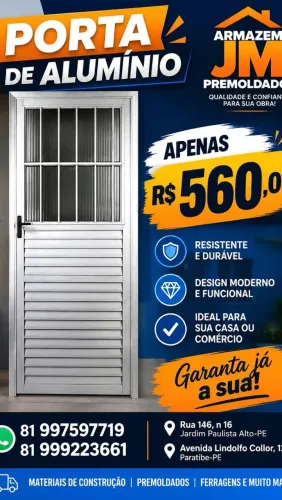Portas e janelas de alumínio
