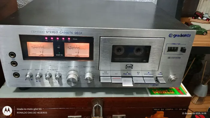 Tape Deack gradiente cd3500 ( não testado gravações)