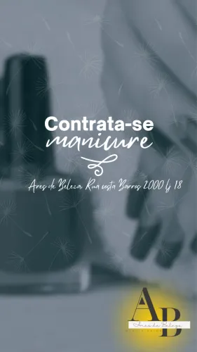 CONTRATA-SE MANICURE