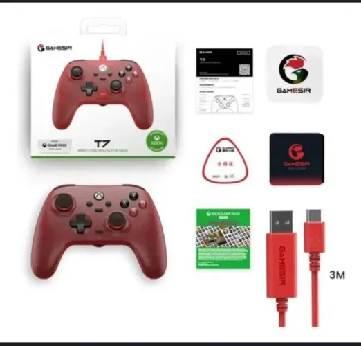 GameSir T7 Vermelho Novo Lacrado + 1 Mes de Game Pass