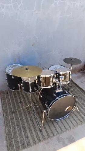 Bateria Acústica Premium Completa 