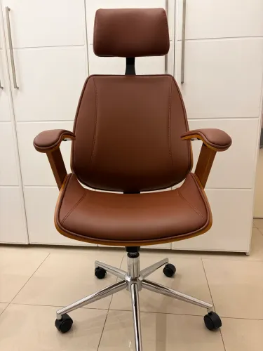 Cadeira Presidente Ergonômica com Apoio de Cabeça - Estado de Nova