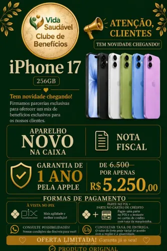 Celular I Phone 17 - 256 