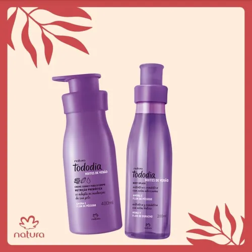 Conjunto Noites de Verão Natura Tododia - Hidratante Corporal e Body Splash