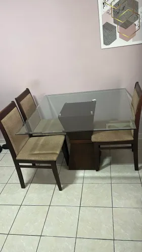 Mesa de vidro 