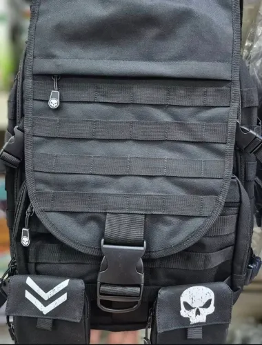 MOCHILA DE COSTAS - BLACK SKULL<br>REF: BS24665