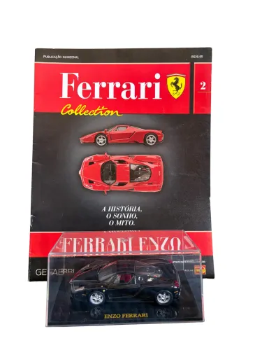Miniatura Enzo Ferrari Collection 1:43 + Revista Edição 2
