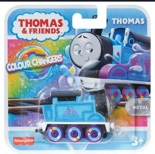 Conjunto com 2 Trenzinhos da linha Thomas, que mudam de cor. T