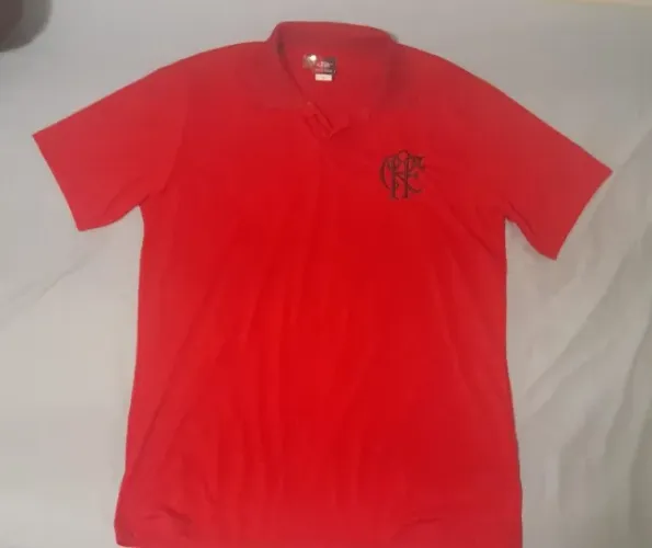 Camisa Flamengo Polo Vermelha G - Oficial