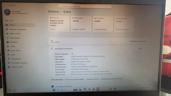 Notebook Samsung