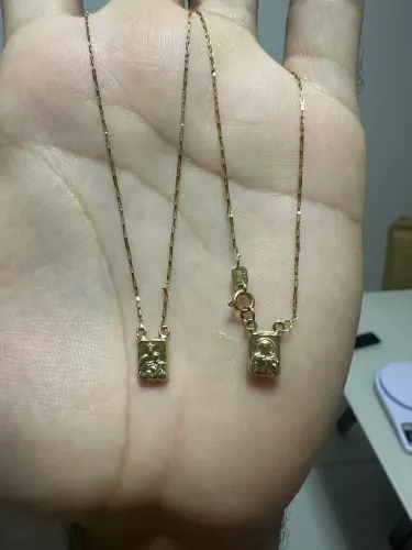 Corrente (escapulário de ouro) 3g