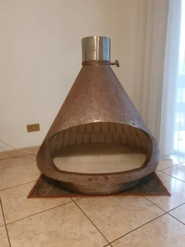 Lareira Francesa Gota de chão NUNCA USADA - Peça Clássica com Kit de Limpeza