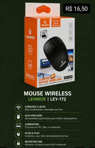 Mouse sem fio.