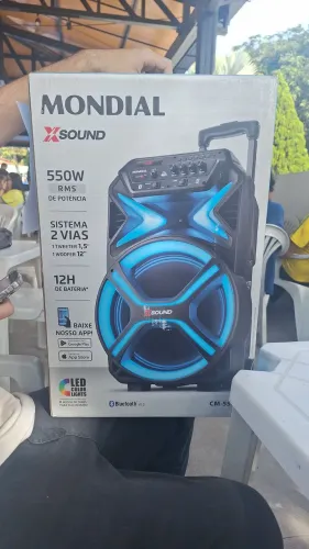 Caixa de som Mondial 550W