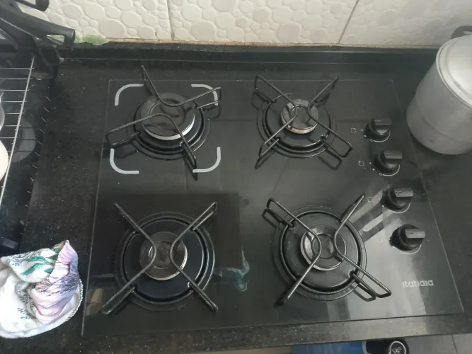 Pra vim buscar fogão cooktop menor  preço, 6 meses de uso