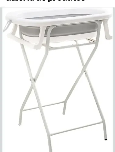 Banheira maxi baby dobrável com suporteh