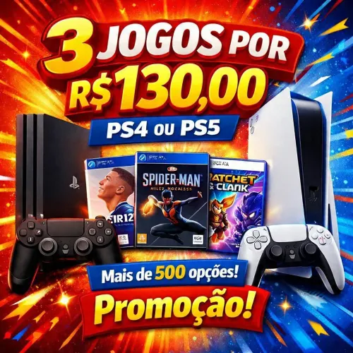JOGOS PARA PS4 e PS5 PROMOÇÃO!