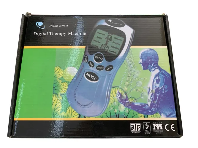 Aparelho Massageador Eletroestimulador Com 4 Eletrodos
