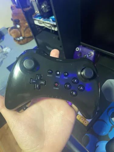 Controle Pro Controller Paralelo para Wii U - Sem Fio - Preto - Funcionando Perfeitamente