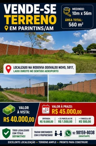 Terreno em Parintins/Am